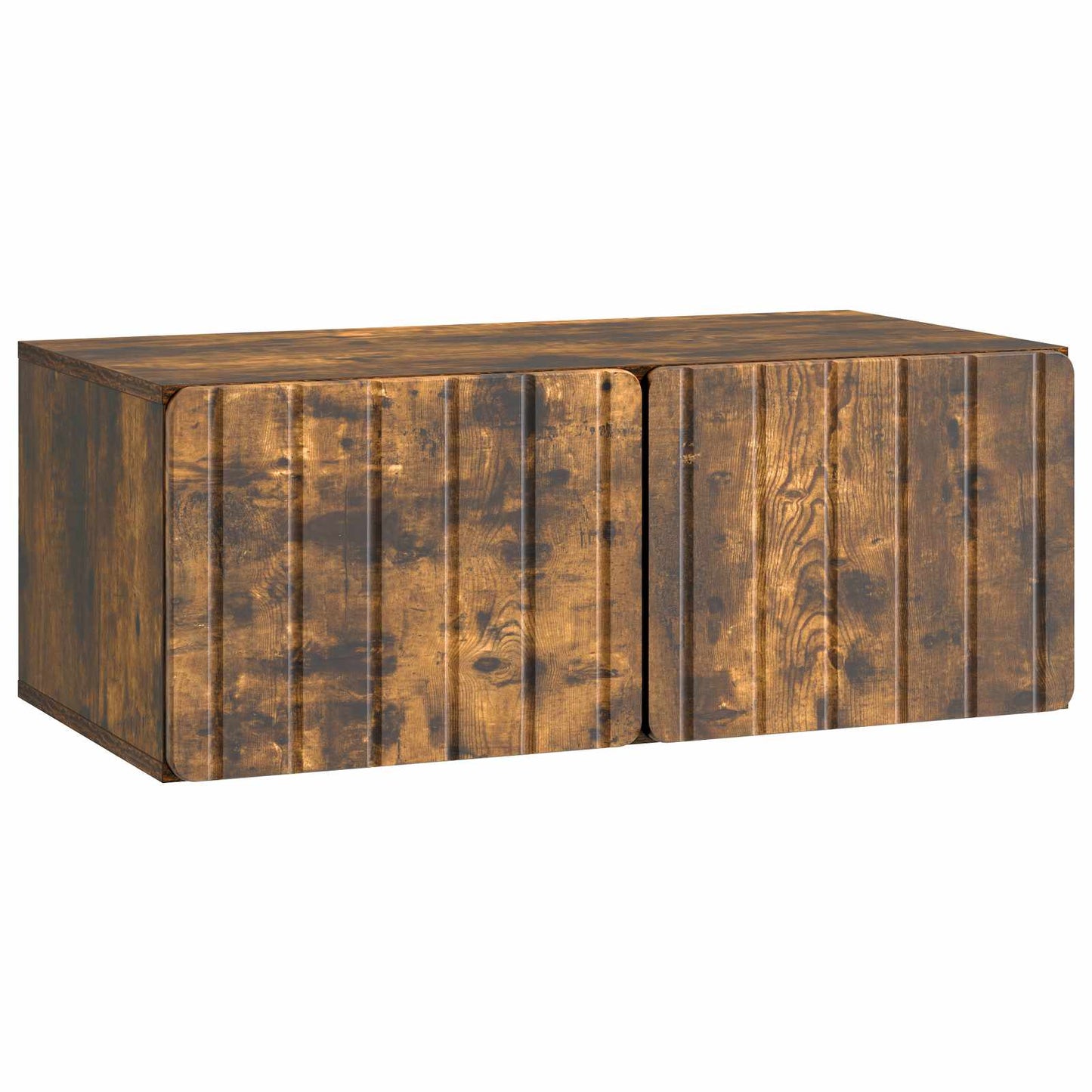 vidaXL Wall-Mounted TV Cabinet 78.5 x 41 x 30 cm Smoked Oak
