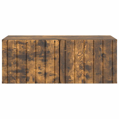 vidaXL Wall-Mounted TV Cabinet 78.5 x 41 x 30 cm Smoked Oak