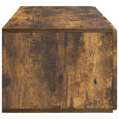 vidaXL Wall-Mounted TV Cabinet 78.5 x 41 x 30 cm Smoked Oak