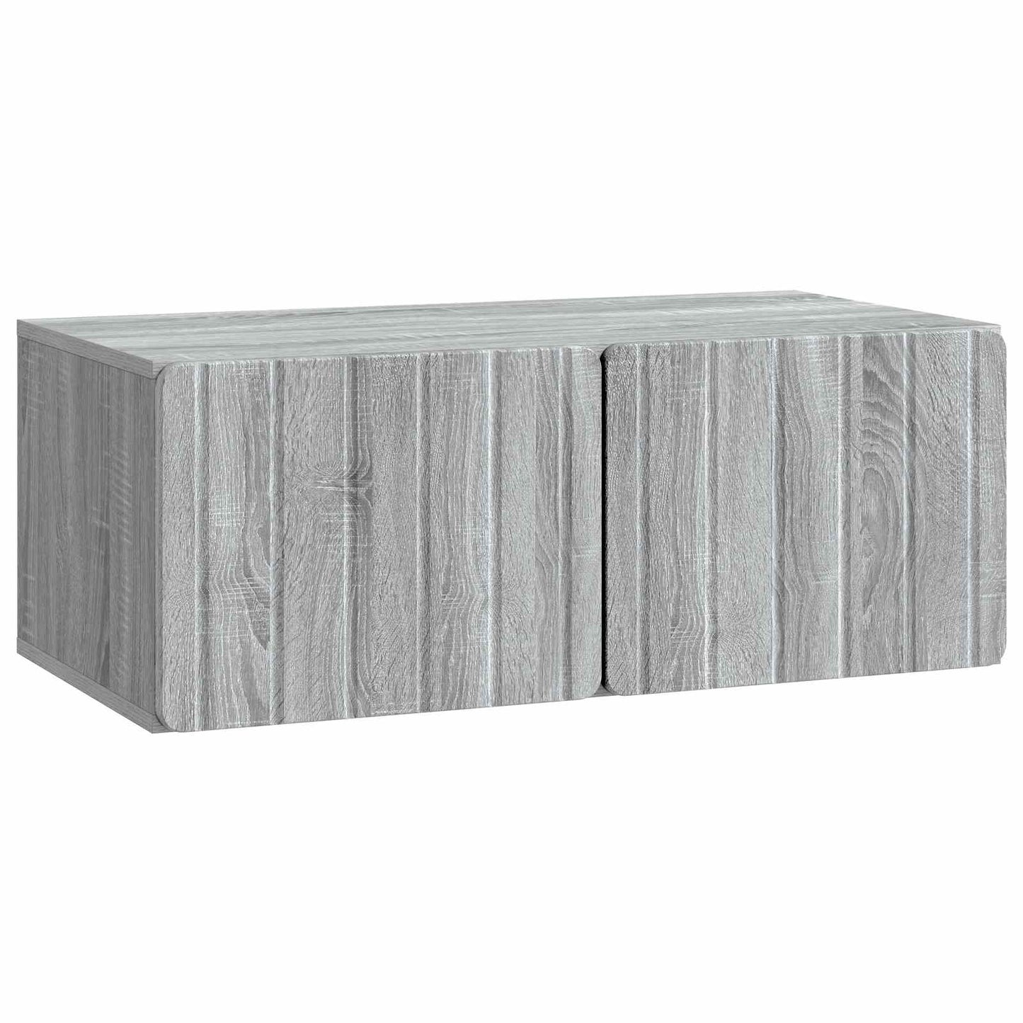 vidaXL Wall-Mounted TV Cabinet 78.5 x 41 x 30 cm Grey Sonoma