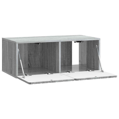 vidaXL Wall-Mounted TV Cabinet 78.5 x 41 x 30 cm Grey Sonoma