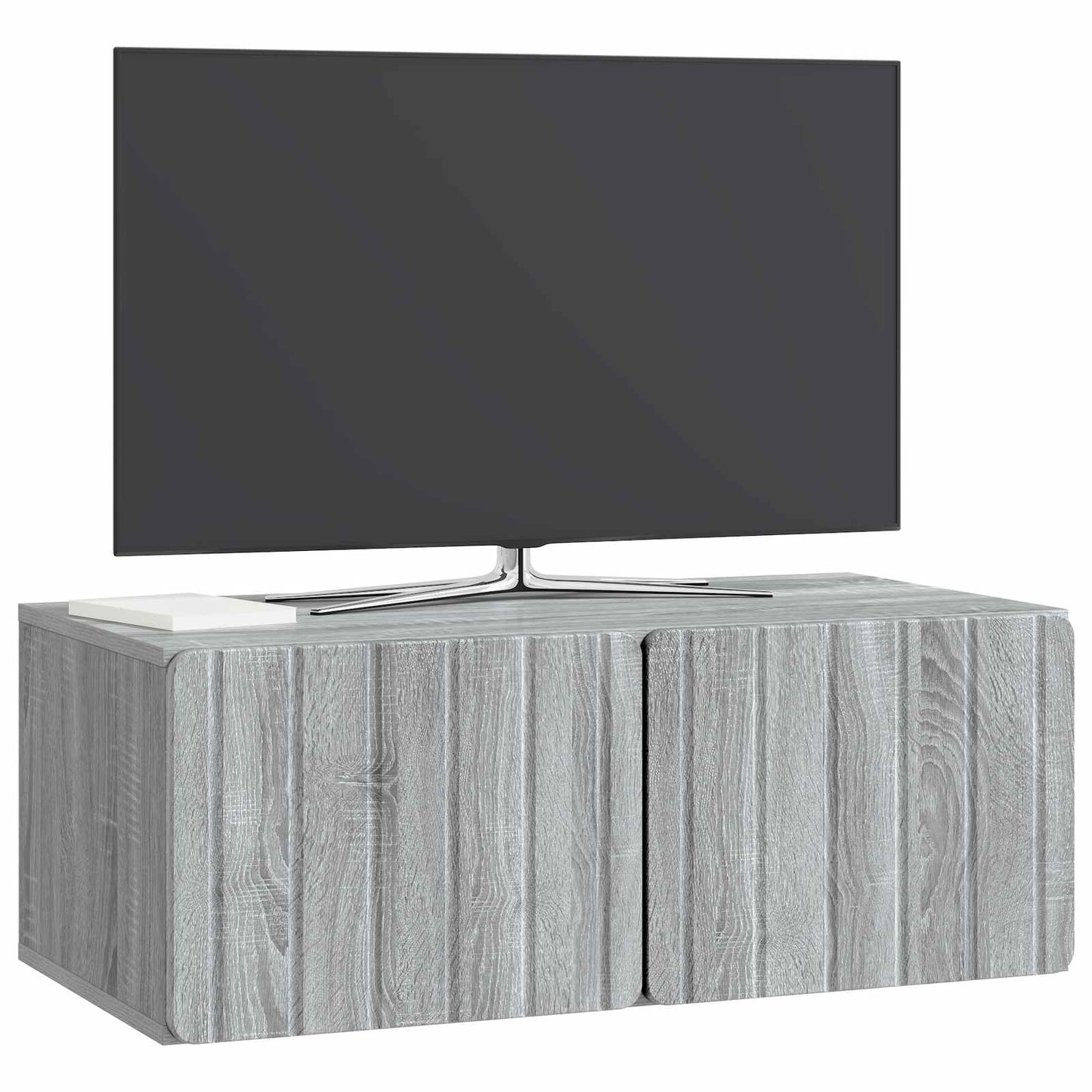 vidaXL Wall-Mounted TV Cabinet 78.5 x 41 x 30 cm Grey Sonoma