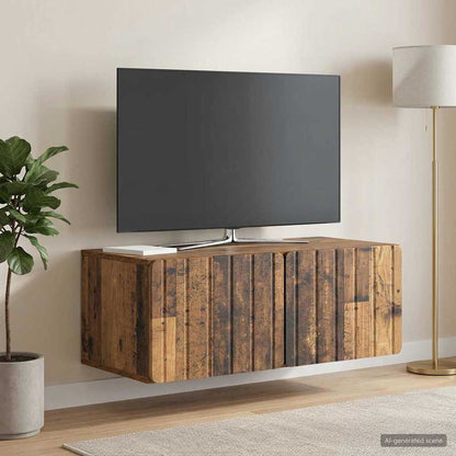 vidaXL Wall-Mounted TV Cabinet 78.5 x 41 x 30 cm Old Wood