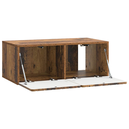 vidaXL Wall-Mounted TV Cabinet 78.5 x 41 x 30 cm Old Wood