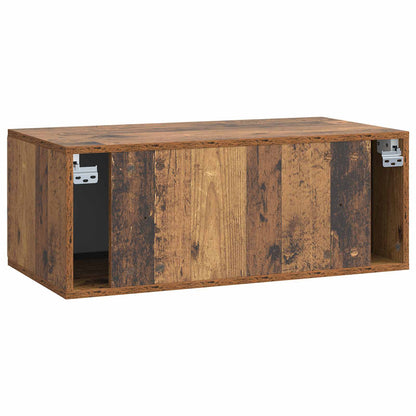 vidaXL Wall-Mounted TV Cabinet 78.5 x 41 x 30 cm Old Wood