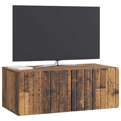 vidaXL Wall-Mounted TV Cabinet 78.5 x 41 x 30 cm Old Wood