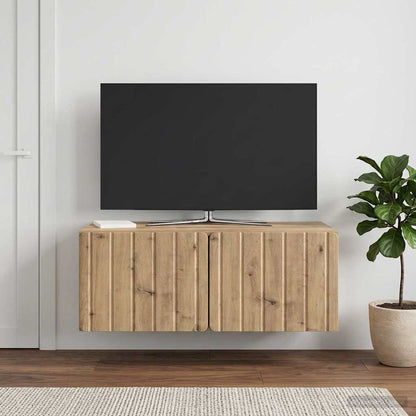 vidaXL Wall-Mounted TV Cabinet 78.5 x 41 x 30 cm Artisan Oak