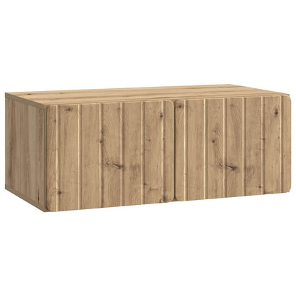vidaXL Wall-Mounted TV Cabinet 78.5 x 41 x 30 cm Artisan Oak
