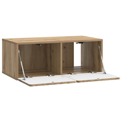 vidaXL Wall-Mounted TV Cabinet 78.5 x 41 x 30 cm Artisan Oak