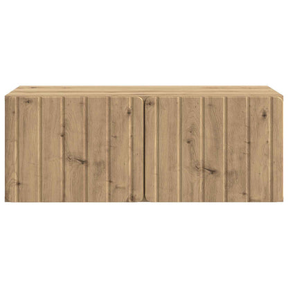 vidaXL Wall-Mounted TV Cabinet 78.5 x 41 x 30 cm Artisan Oak