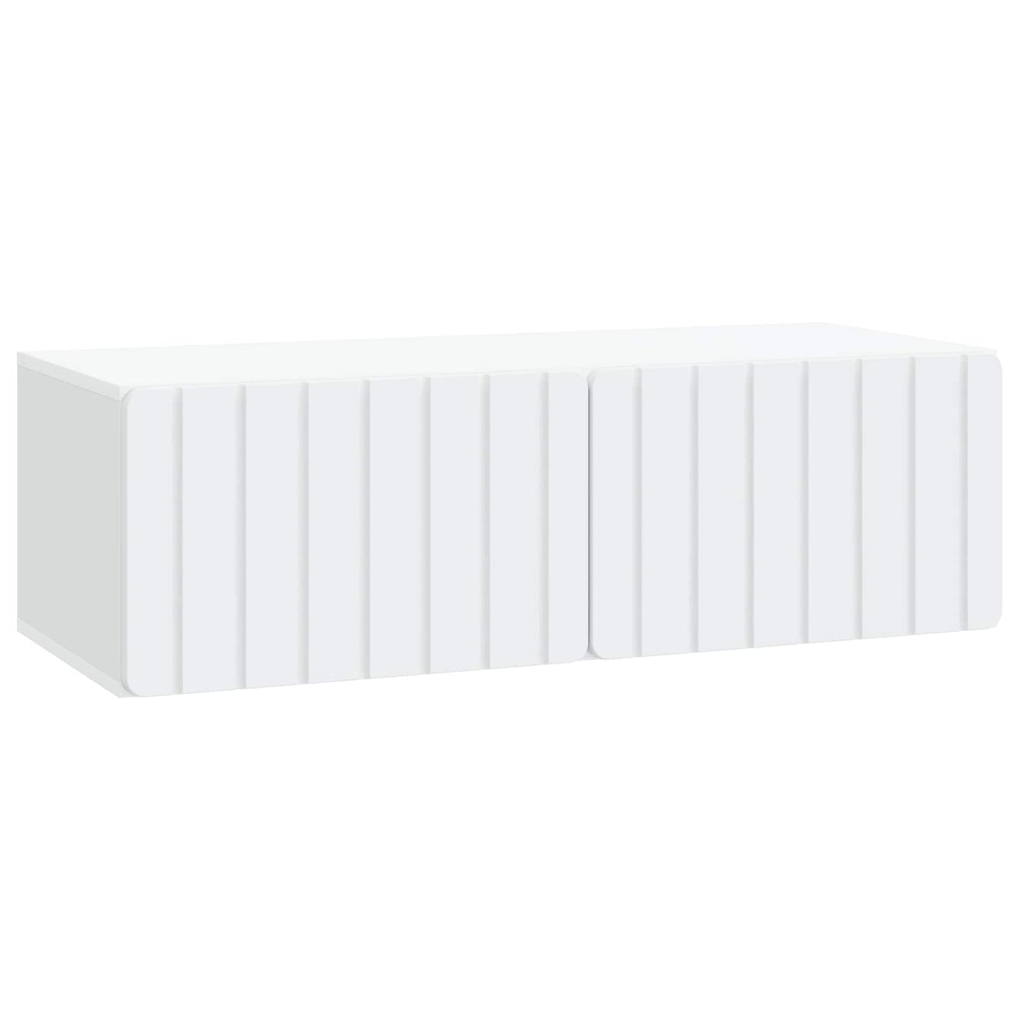 vidaXL Wall-Mounted TV Cabinet 98 x 41 x 30 cm White Engineered Wood