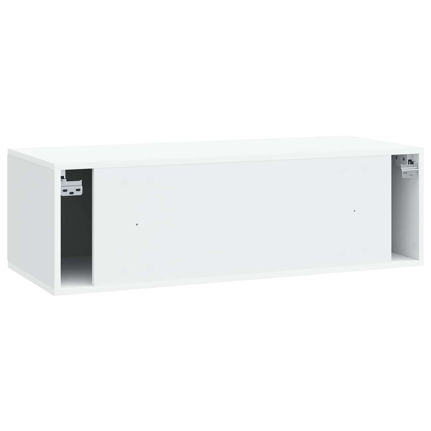 vidaXL Wall-Mounted TV Cabinet 98 x 41 x 30 cm White Engineered Wood