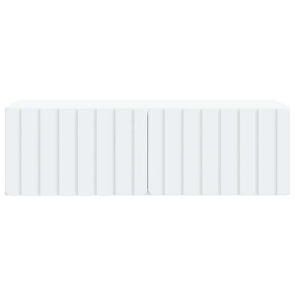 vidaXL Wall-Mounted TV Cabinet 98 x 41 x 30 cm White Engineered Wood