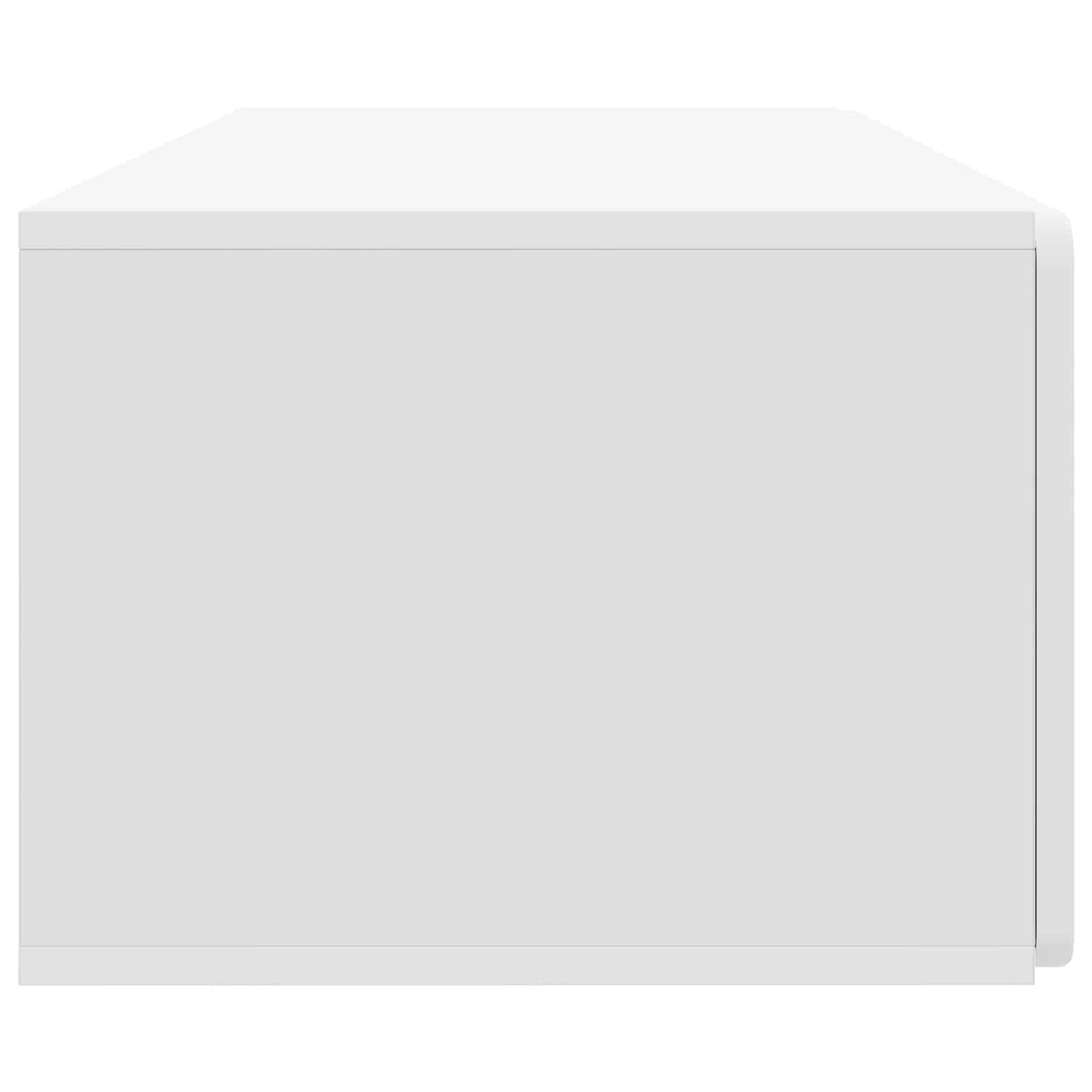 vidaXL Wall-Mounted TV Cabinet 98 x 41 x 30 cm White Engineered Wood