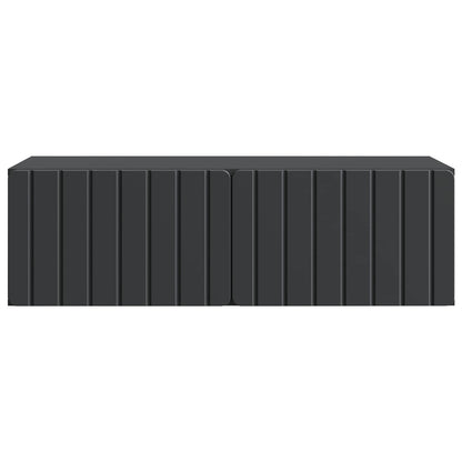 vidaXL Wall-Mounted TV Cabinet Black 98 x 41 x 30 cm Engineered Wood