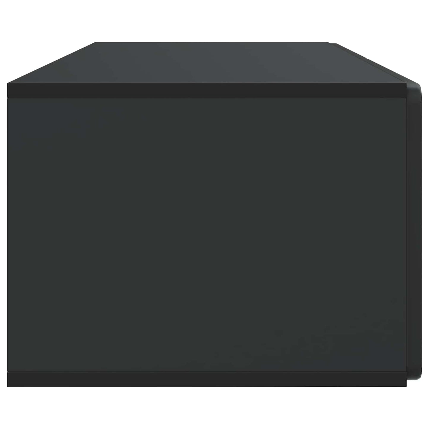 vidaXL Wall-Mounted TV Cabinet Black 98 x 41 x 30 cm Engineered Wood