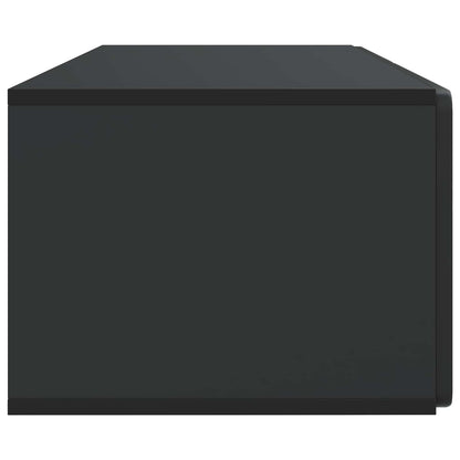 vidaXL Wall-Mounted TV Cabinet Black 98 x 41 x 30 cm Engineered Wood