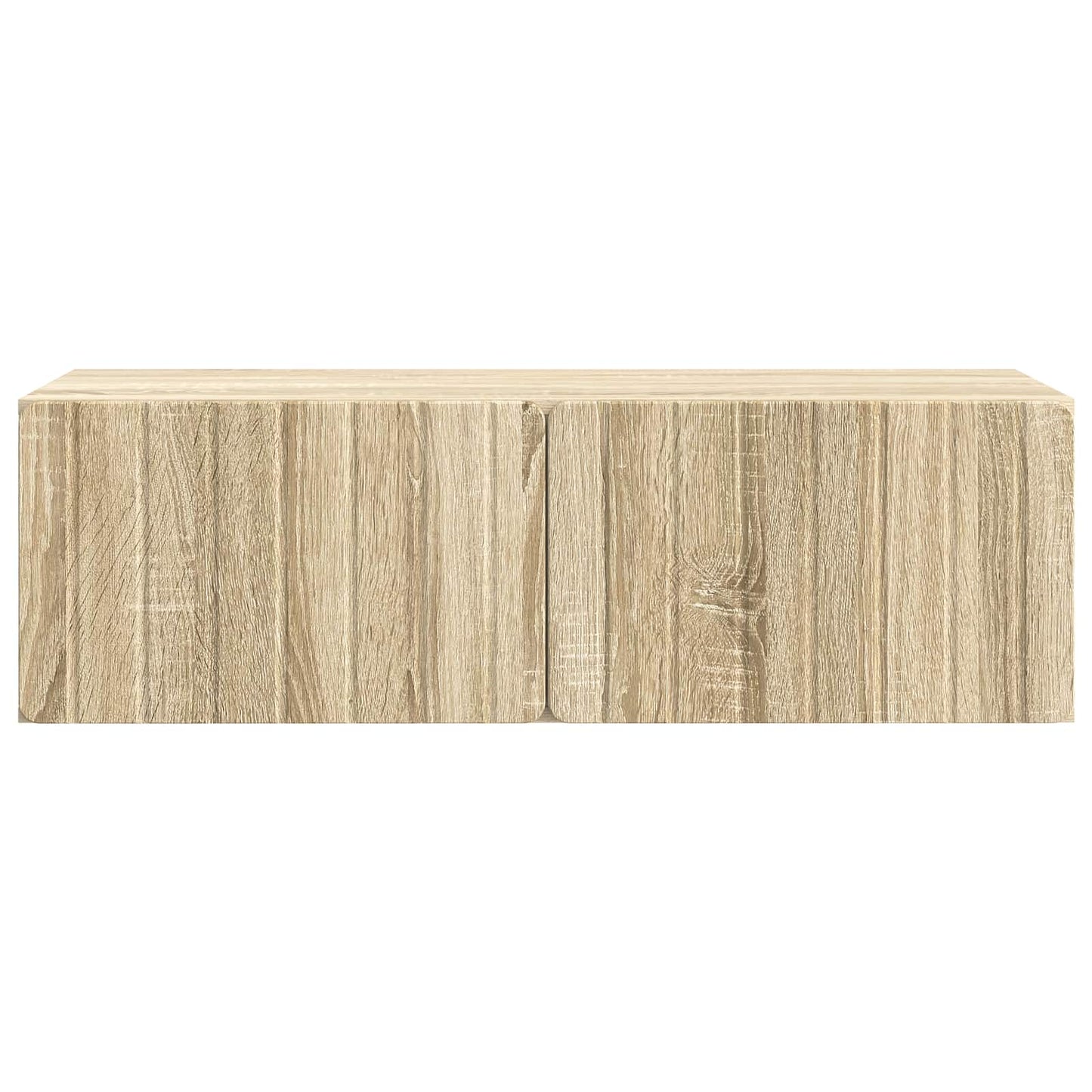 vidaXL Wall-Mounted TV Cabinet Wall-mounted Sonoma Oak 98 x 41 x 30 cm