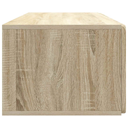 vidaXL Wall-Mounted TV Cabinet Wall-mounted Sonoma Oak 98 x 41 x 30 cm