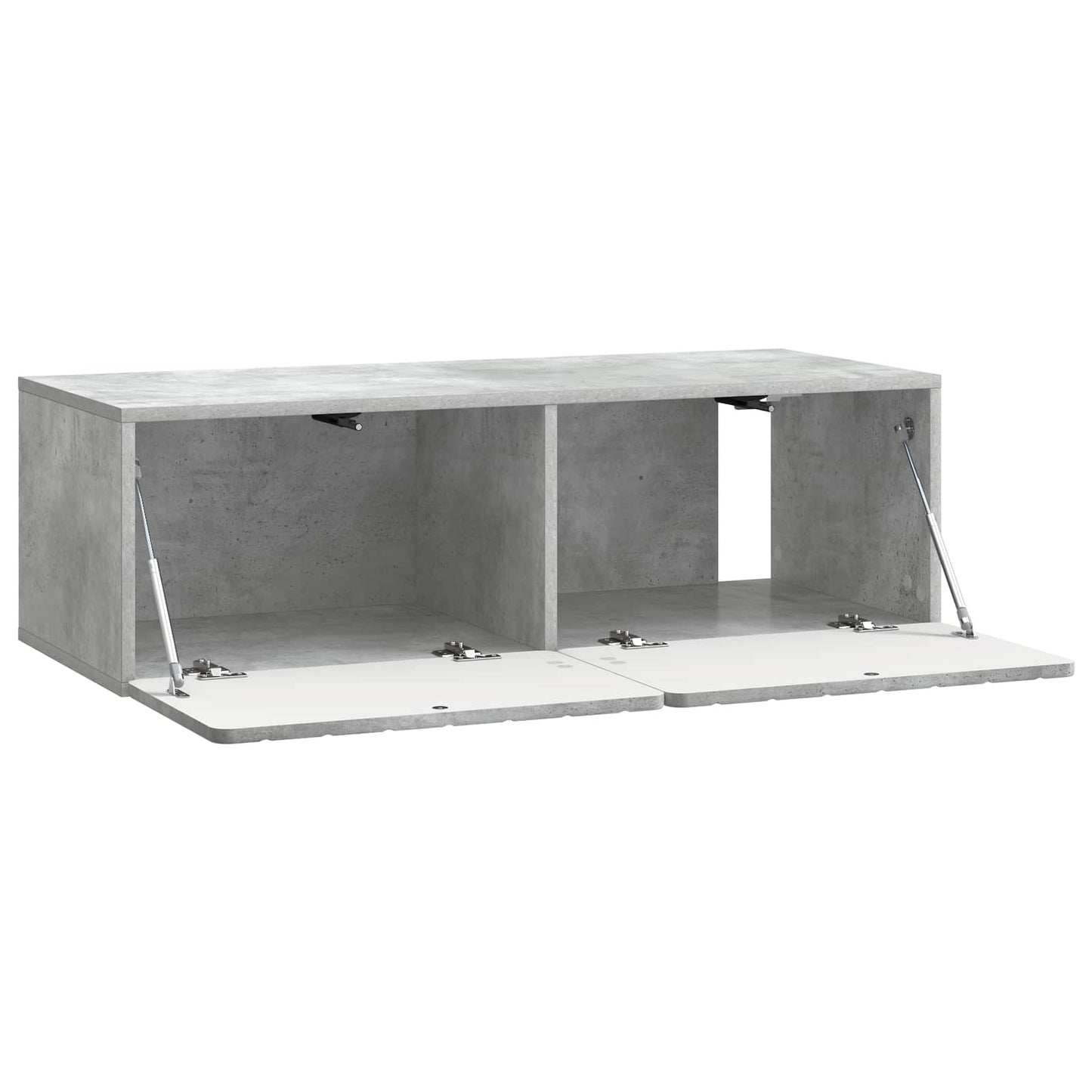 vidaXL Wall-Mounted TV Cabinet 98 x 41 x 30 cm Concrete Grey