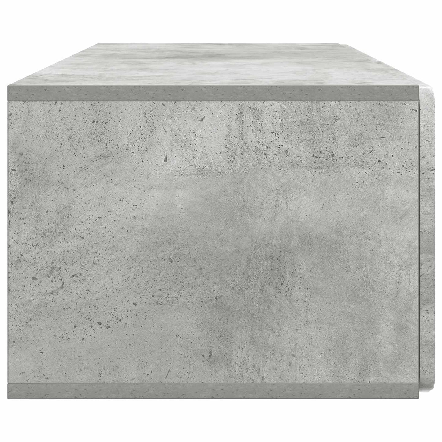 vidaXL Wall-Mounted TV Cabinet 98 x 41 x 30 cm Concrete Grey