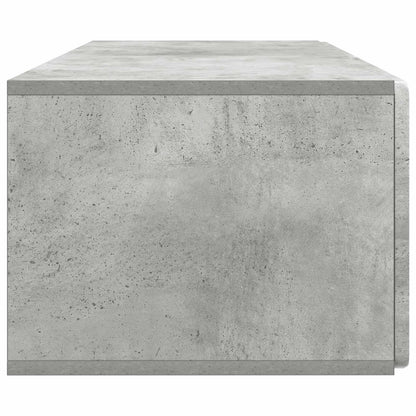 vidaXL Wall-Mounted TV Cabinet 98 x 41 x 30 cm Concrete Grey