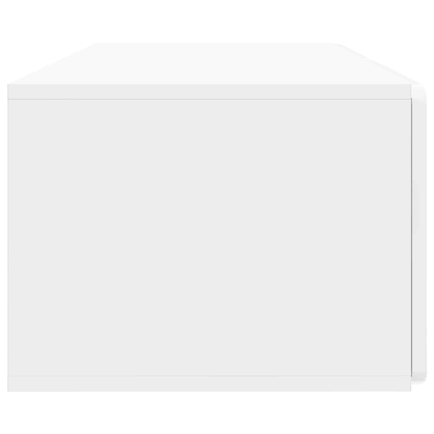 vidaXL Wall-Mounted TV Cabinet High Gloss White 98 x 41 x 30 cm