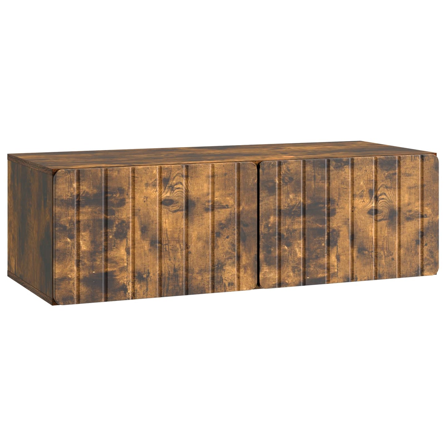 vidaXL Wall-Mounted TV Cabinet 98 x 41 x 30 cm Smoked Oak