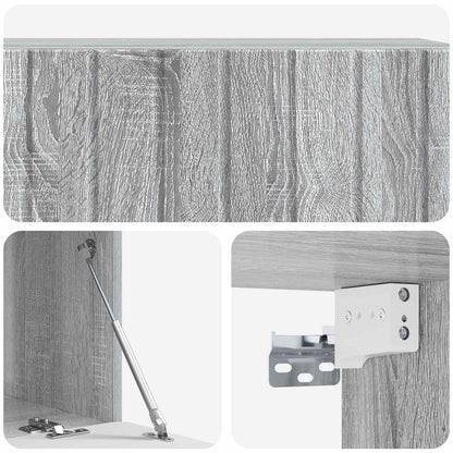 vidaXL Wall-Mounted TV Cabinet 98 x 41 x 30 cm Grey Sonoma