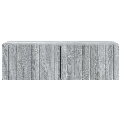 vidaXL Wall-Mounted TV Cabinet 98 x 41 x 30 cm Grey Sonoma