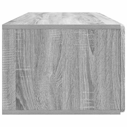 vidaXL Wall-Mounted TV Cabinet 98 x 41 x 30 cm Grey Sonoma