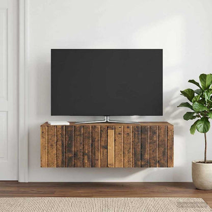 vidaXL Wall-Mounted TV Cabinet 98 x 41 x 30 cm Old Wood