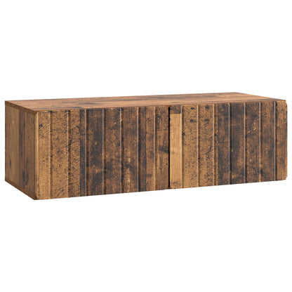 vidaXL Wall-Mounted TV Cabinet Wall-mounted Old Wood 98 x 41 x 30 cm