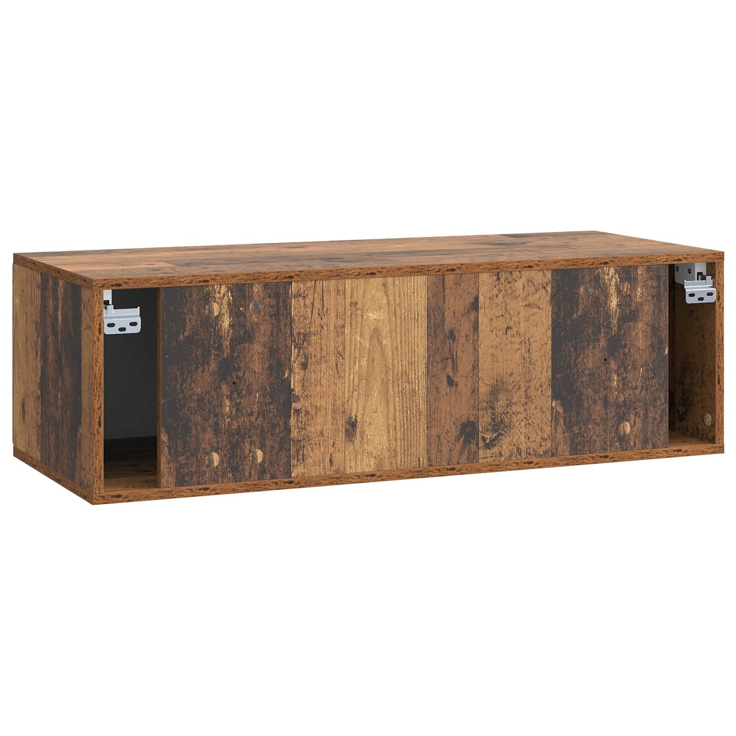 vidaXL Wall-Mounted TV Cabinet Wall-mounted Old Wood 98 x 41 x 30 cm