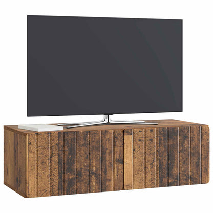 vidaXL Wall-Mounted TV Cabinet Wall-mounted Old Wood 98 x 41 x 30 cm