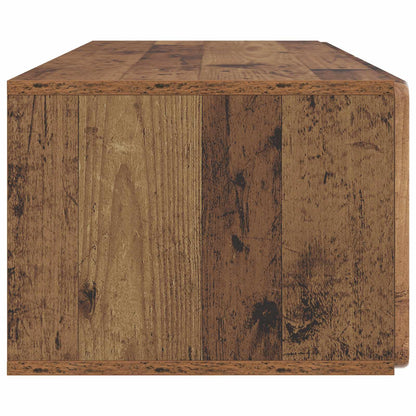 vidaXL Wall-Mounted TV Cabinet Wall-mounted Old Wood 98 x 41 x 30 cm