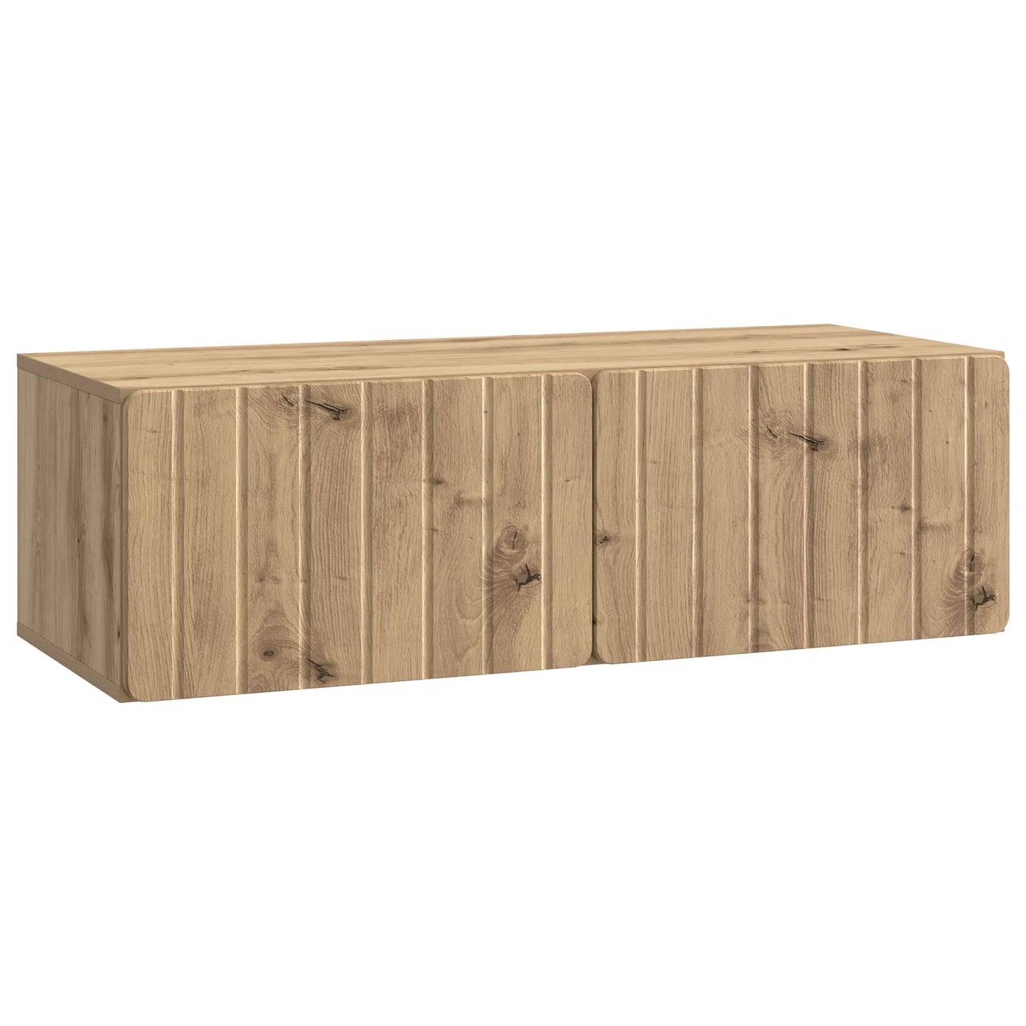 vidaXL Wall-Mounted TV Cabinet 98 x 41 x 30 cm Artisan Oak