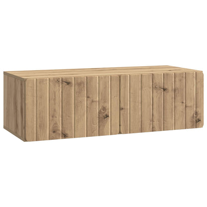 vidaXL Wall-Mounted TV Cabinet 98 x 41 x 30 cm Artisan Oak