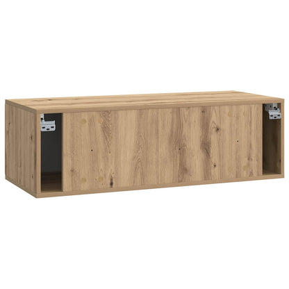 vidaXL Wall-Mounted TV Cabinet 98 x 41 x 30 cm Artisan Oak