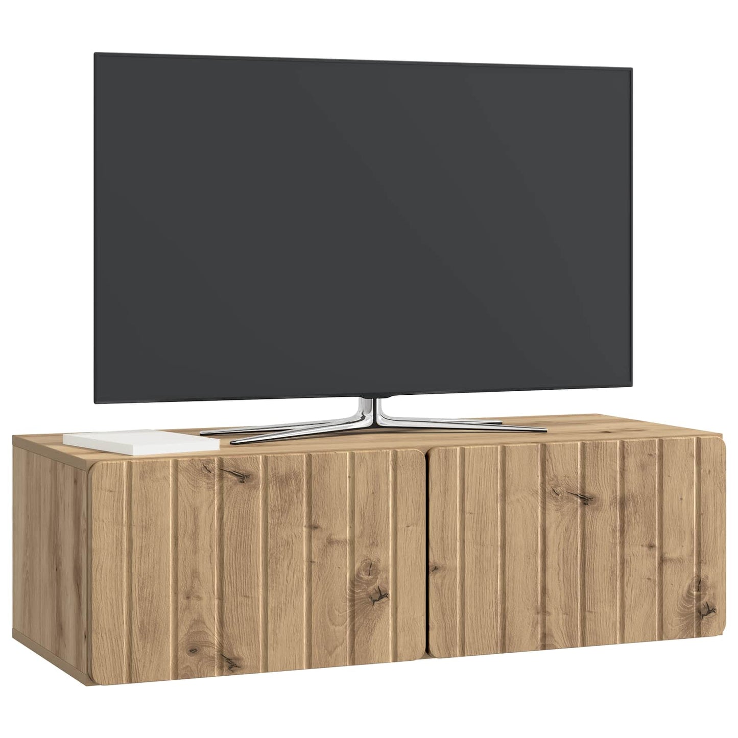 vidaXL Wall-Mounted TV Cabinet 98 x 41 x 30 cm Artisan Oak