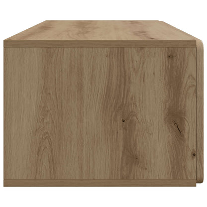 vidaXL Wall-Mounted TV Cabinet 98 x 41 x 30 cm Artisan Oak