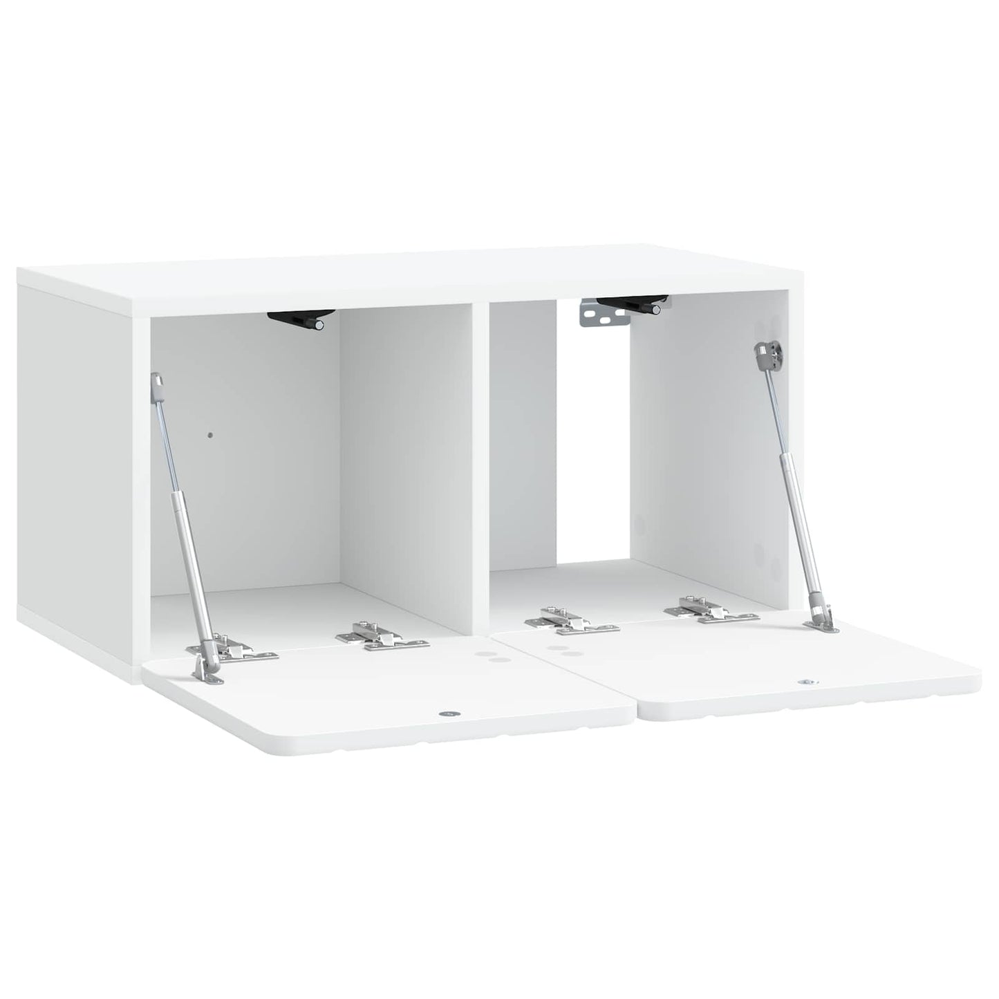 vidaXL Wall-Mounted TV Cabinet White 59.5 x 31 x 30 cm Engineered Wood