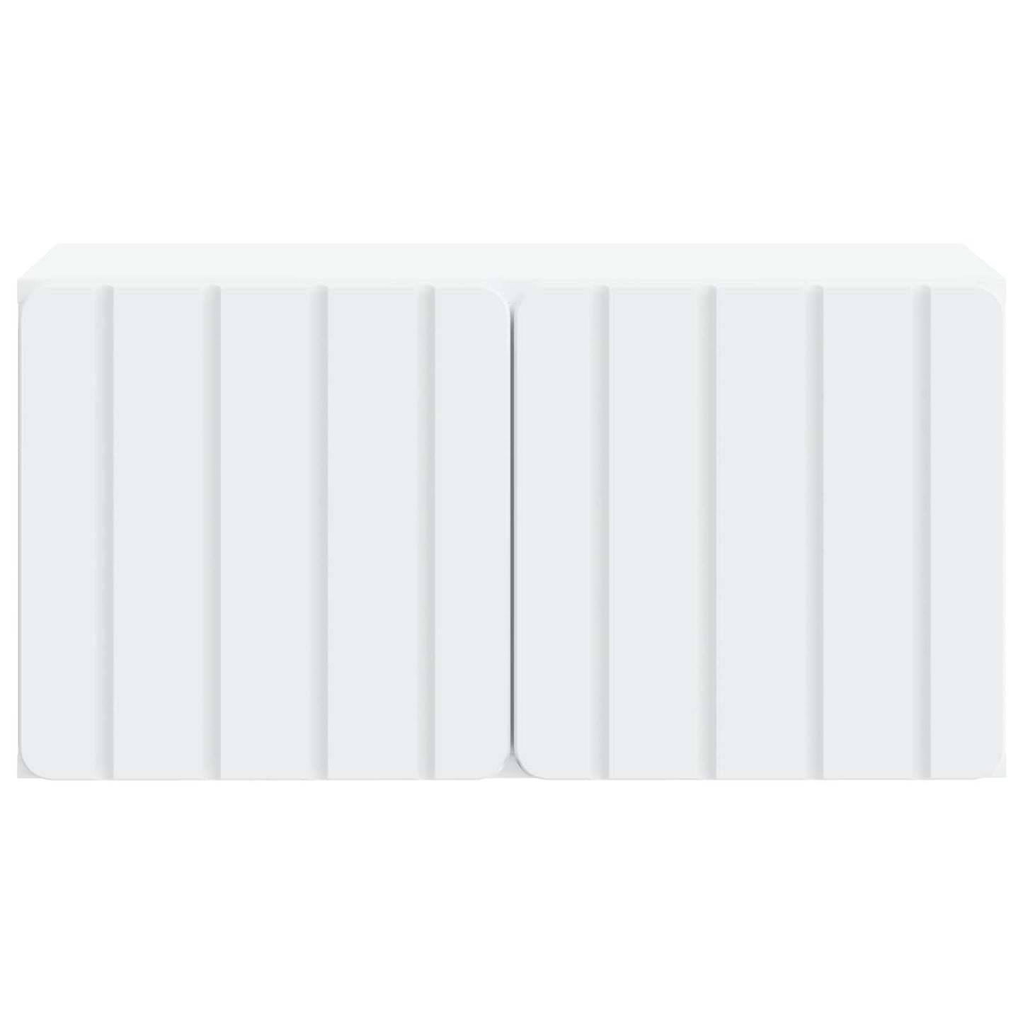 vidaXL Wall-Mounted TV Cabinet White 59.5 x 31 x 30 cm Engineered Wood