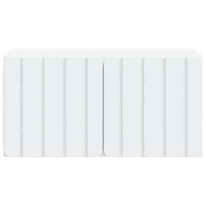 vidaXL Wall-Mounted TV Cabinet White 59.5 x 31 x 30 cm Engineered Wood