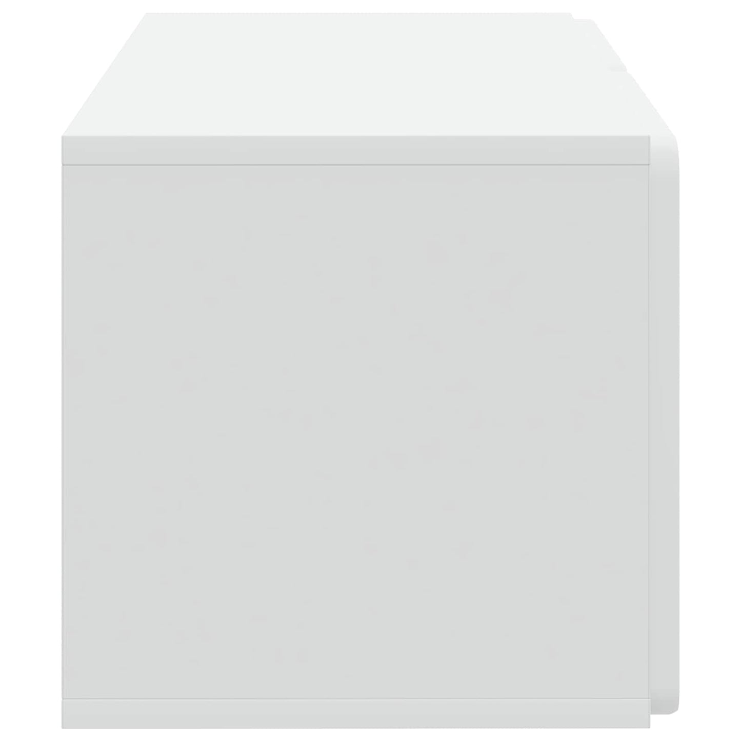 vidaXL Wall-Mounted TV Cabinet White 59.5 x 31 x 30 cm Engineered Wood