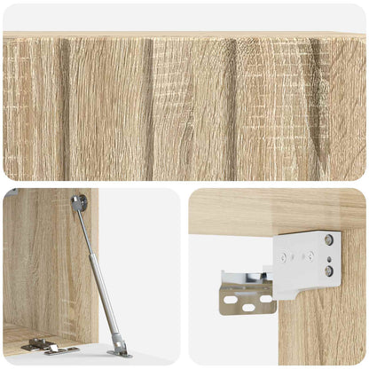 vidaXL Wall-Mounted TV Cabinet Sonoma Oak 59.5 x 31 x 30 cm