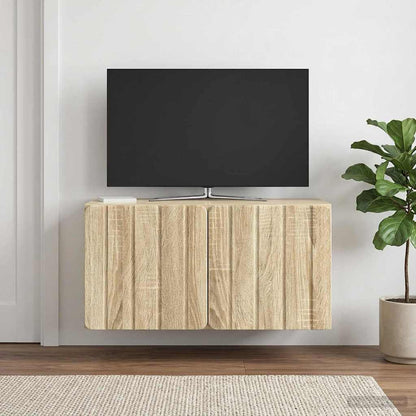 vidaXL Wall-Mounted TV Cabinet 59.5 x 31 x 30 cm Sonoma Oak