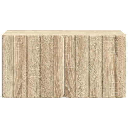 vidaXL Wall-Mounted TV Cabinet Sonoma Oak 59.5 x 31 x 30 cm