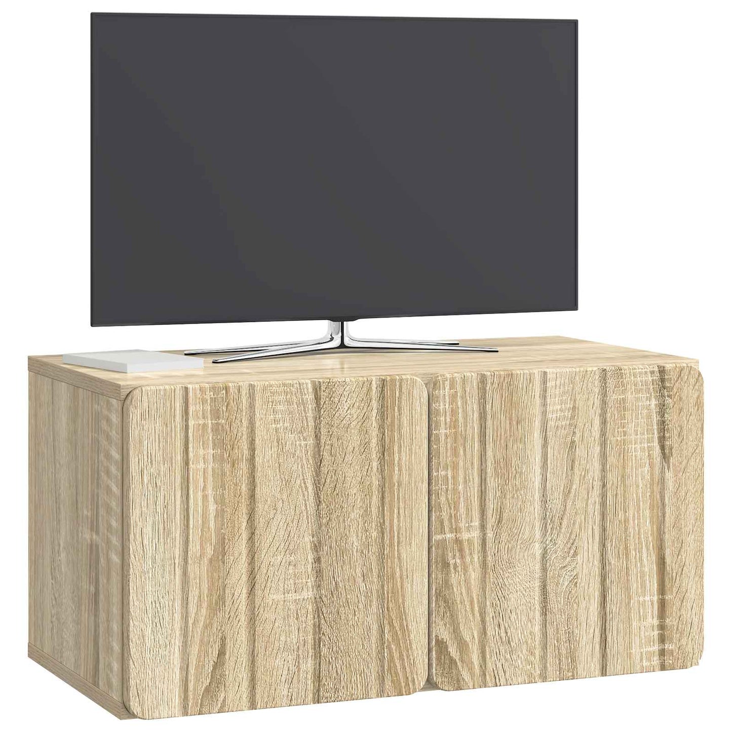 vidaXL Wall-Mounted TV Cabinet Sonoma Oak 59.5 x 31 x 30 cm
