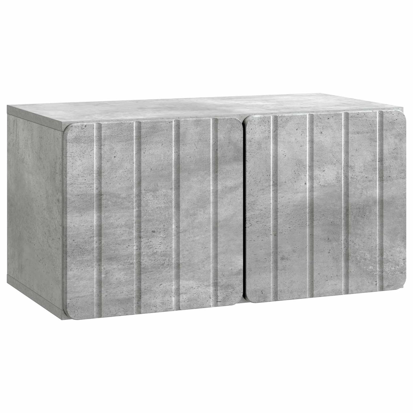 vidaXL Wall-Mounted TV Cabinet 59.5 x 31 x 30 cm Concrete Grey
